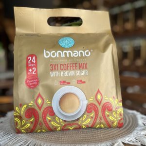 بنمانو میکس 3 در 1 با شکر رژیمی قهوه ای قهوه اصیل یزد yazdasilcoffee